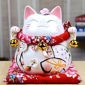 Mua Mèo thần tài may mắn 15cm hũ tiết kiệm