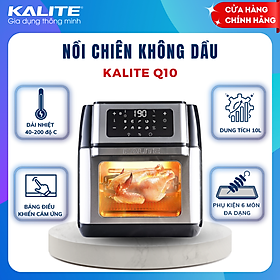 Hình ảnh Nồi chiên không dầu Kalite Q10 - Hàng chính hãng