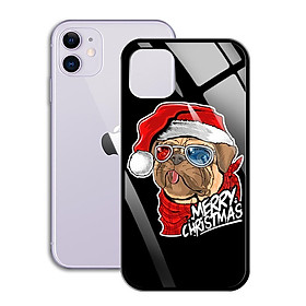 Ốp Lưng Kính Cường Lực cho điện thoại Iphone 11 - 0377 7934 BULLDOG01 - Cúc Họa Mi - Hàng Chính Hãng