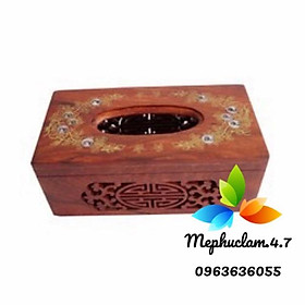 Mua Hộp đựng giấy ăn bằng gỗ cao cấp