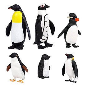 Solid PVC Penguin  Animal Figurine Simulated Realistic Emperor Kids Toy