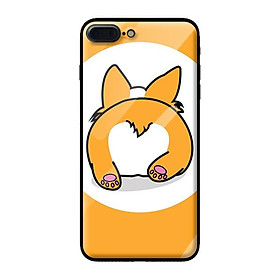 Ốp kính cho Iphone 8 Plus mẫu CORGI C2 - Hàng chính hãng