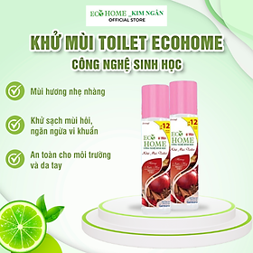 Mua Khử mùi toilet công nghệ sinh học ECOHOME Kim Ngân Store giúp khử mùi toilet hiệu quả  mùi thơm dịu nhẹ