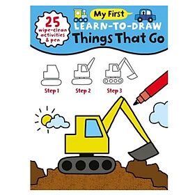 Sách My First Learn To Draw: Things That Go