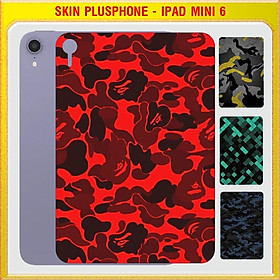 Mua Dán Skin cho mặt sau iPad Mini 6 2021 8.3 inch màu matrix camo