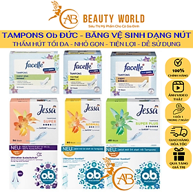 Tampons FACELLE - Siêu Thấm Hút - Jessa - Tiện Lợi - Nhỏ Gọn