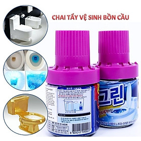 Đồ dùng vệ sinh nhà tắm - Lọ khử mùi bồn cầu Hàn Quốc , diệt khuẩn , hương thơm dịu nhẹ , chai thả bồn cầu giúp nhà vệ sinh luôn thơm mát , sạch sẽ
