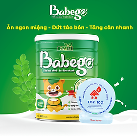 SỮA BỘT BABEGO – TIÊU HOÁ KHOẺ, TRẺ LỚN NHANH 800G DÀNH CHO BÉ TỪ 12-36 THÁNG