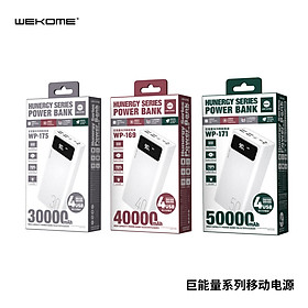 Mua Sạc dự phòng WEKOME WP- 169  171  175 dung lượng 30000-50000 mAh tích hợp nhiều cổng - Hàng nhập khẩu