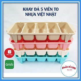 Mua Khay làm đá 5 viên to nhựa dẻo VIỆT NHẬT  – Khay đựng đá  đựng đồ ăn dặm cho bé tiện lợi (MS: 6928) – Buôn rẻ 01261