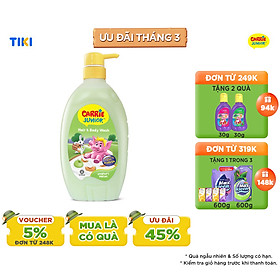 Sữa Tắm Gội Cho Bé Carrie Junior Yoghurt Hương Melon 700g