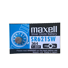 Pin Nhật Maxell SR621SW / SR621 / 621 / 364 / AG1 / LR621 Chính Hãng 1 Viên