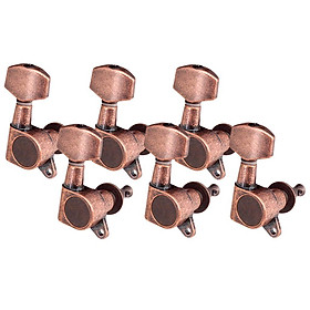 Acoustic Guitar Tuning Peg Tuners Round Machine Head for Electric Guitar 6R