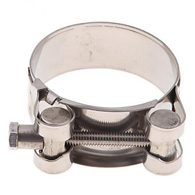 4X Motorbike Exhaust  Stainless Steel   Clamps 48-51mm