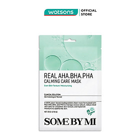 Mặt Nạ Giấy Some By Mi Real AHA-BHA-PHA Calming Care Mask 20g