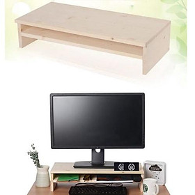 Mua Kệ Máy Tính KVDUMT06 - Mộc VOIDIUNG - Gỗ cao su kích thước 530x230x125mm