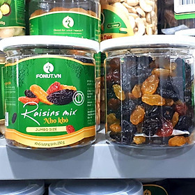 Nho Khô Chile 3 màu hộp 500gr
