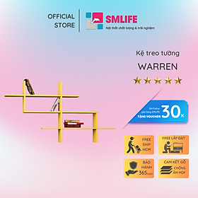 Mua Kệ gỗ trưng bày kiểu dáng thanh lịch SMLIFE Warren
