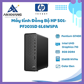 Mua Máy Tính Để Bàn HP S01-PF2035D 6L6W5PA ( Pentium G7400 / 8GB / 256GB / Intel Graphics /Wlan ac+BT /USB Keyboard & Mouse/ Win11 Home) - Hàng Chính Hãng - Bảo Hành 12T