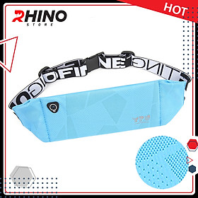 Túi tập thể dục đạp xe chạy bộ Rhino B301, đeo vai thắt lưng nam nữ đều dùng được, đầy đủ màu Đen, xanh, hồng, phù hợp khi đi chơi, dã ngoại, đạp xe, chạy bộ, gym - Hàng chính hãng Rhino Store