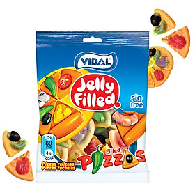 Kẹo Dẻo Hình Miếng Pizza Nhân Thạch Vidal (Gói 100g)