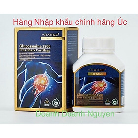 Viên uống bổ khớp Vitatree Glucosamine 1500mg plus shark cartilage