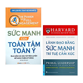 Hình ảnh Combo Sách Làm Kinh Tế Gặt Thành Công Lớn:Sức Mạnh Của Toàn Tâm Toàn Ý + Lãnh Đạo Bằng Sức Mạnh Trí Tuệ Cảm Xúc