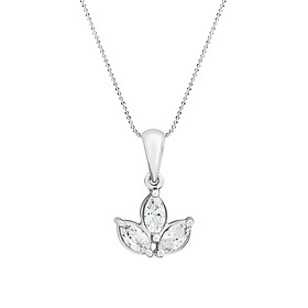 Mặt Dây Chuyền Vàng Trắng 10K Đính Đá ECZ Swarovski ...
