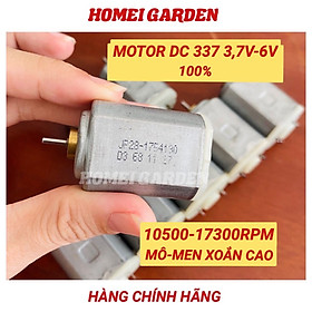 Motor mini 337 DC 3,7V 6V thương hiệu lớn từ tính mạnh tốc độ 10500 - 17300 RPM cho máy làm tóc tông đơ thiết bị làm đẹp