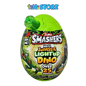 Đồ chơi trứng khủng long Jurassic phát sáng bí ẩn Smashers S1 - cỡ lớn