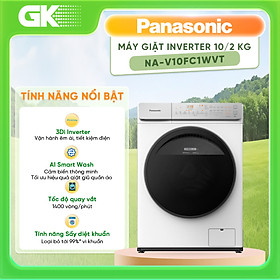 Mua Máy giặt sấy Panasonic 10 KG NA-V10FC1WVT - Hàng Chính Hãng - Chỉ Giao Hồ Chí Minh