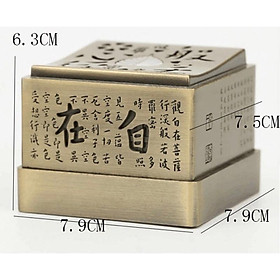 Mua Lư xông trầm hương bằng đồng chuẩn siêu xinh