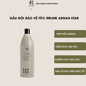 Dầu gội chăm sóc và tái tạo tóc hư tổn RRline Argan Star Shampoo 1000ml