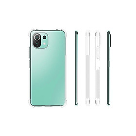 Ốp lưng dành cho Xiaomi Mi 11 Lite dẻo trong chống sốc bảo vệ camera - Hàng nhâp khẩu