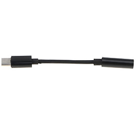 Type c To 3.5mm Audio Cable Adapter Aux Headphone Jack For  Black
