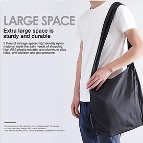 Túi Đựng đồ đi mua sắm SHOPPING BAG on HAND (Grey Black)