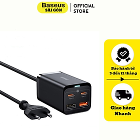 Mua Bộ sạc nhanh Baseus GaN3 Pro Desktop Fast Charger 2U+2C 100W EU cho laptop  điện thoại- Hàng chính hãng