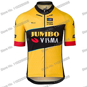 2023 Jumbo Visma Chuyến Lưu Diễn Pháp TDF Đi Xe Đạp Quần Áo Vô Địch Thế Giới Đan Mạch Bỉ Slovenia USA MTB Áo Xe Đạp Đi Xe Đạp Jersey Color: 1 Size: XS