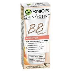 Garnier SkinActive BB Cream Nude Self-Adjusting 50ml