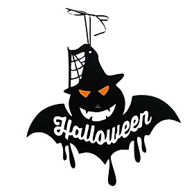 Halloween Pumpkin Monster Decorations Party Club Black Haunted House Prop