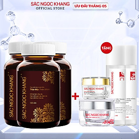 COMBO 3 hộp thực phẩm chức năng Viên uống Sắc Ngọc Khang++ (120 viên)