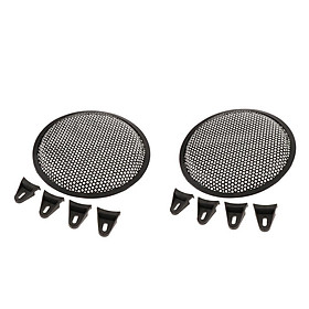 2Pieces 8 inches Protective Grille Mesh for Loudspeaker Treble Speakers