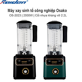 Mua Máy xay sinh tố công nghiệp 2000W Osako OS-2023 cối nhựa kháng vỡ 2.2L  xay sinh tố liên tục không bị quá tải - Hàng chính hãng