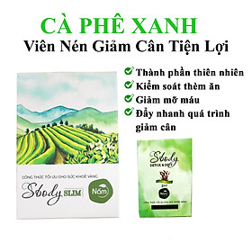 (2 Hộp) Viên uống hỗ trợ Giảm Cân Sbody Slim - Tinh chất Cà Phê Xanh Giàu Chất Chống Oxy Hoá không hại sức khỏe