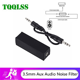 TQQLSS Dòng loa 3,5 mm Bộ lọc tiếng ồn âm thanh Aux Bộ cách ly tiếng ồn vòng lặp loại bỏ cho hệ thống âm thanh nổi trên xe hơi Âm thanh nổi tại nhà