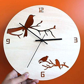 Mua Đồng hồ treo tường con chim 30x30cm