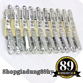 Mua Vỉ 20 kẹp quần áo inox cao cấp không gỉ ( phơi giữ quần áo  tất  khăn  đồ lót..