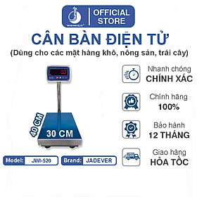 Mua Cân Bàn Điện Tử JWI-520 - Mặt Bàn Cân 300x400MM
