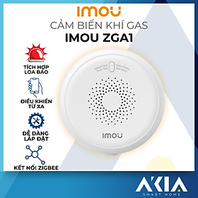 Cảm biến Khí gas Imou ZGA1 - Tích hợp chuông báo động lớn, Giao thức Zigbee - Hàng chính hãng