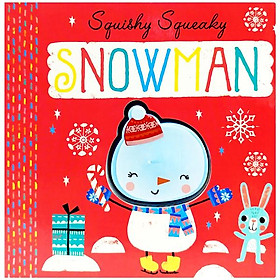 Xmas Silicon Squeaky Books - Snowman